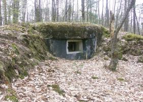 Ligne Maginot - MAIN DU PRINCE 1 - (Blockhaus pour canon) - Créneau frontal