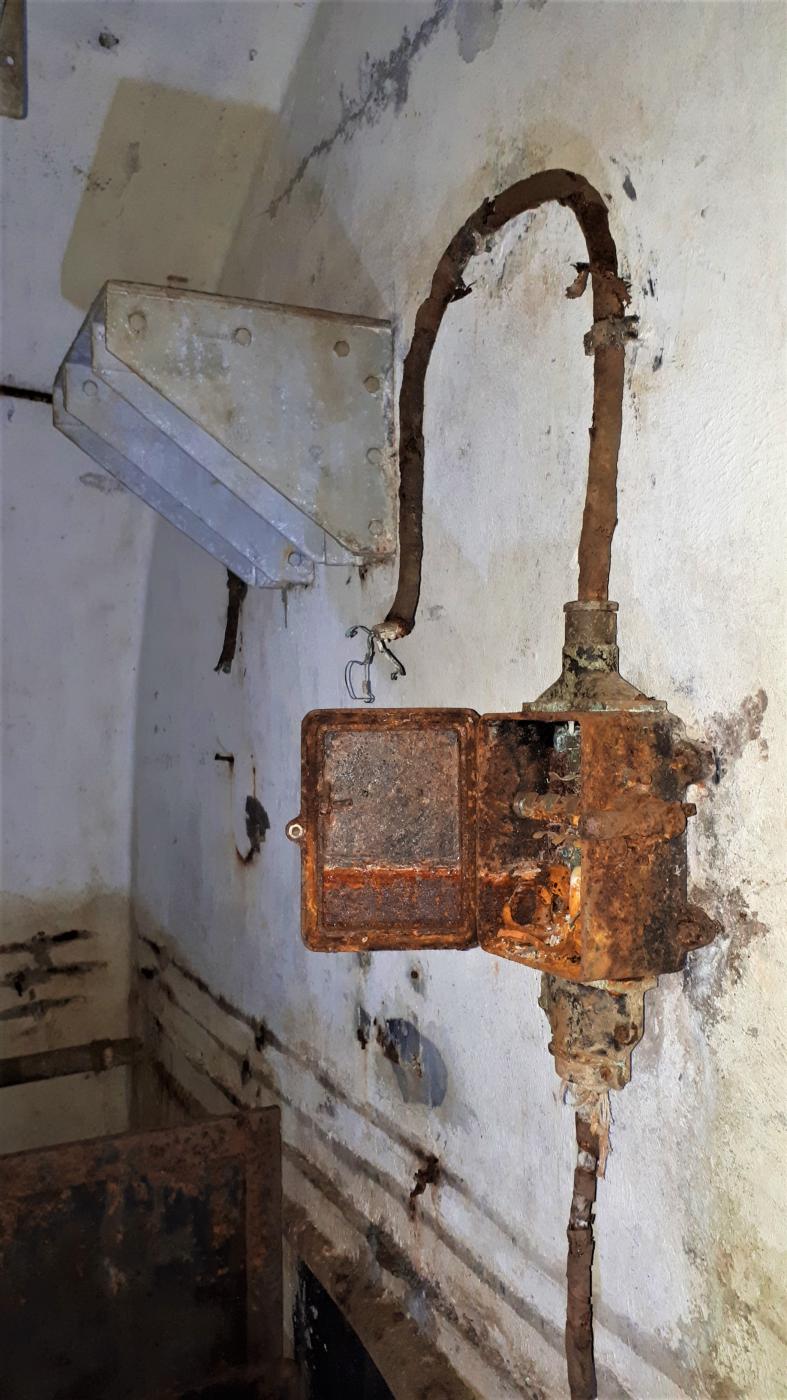Ligne Maginot - FREUDENBERG - (Observatoire d'artillerie) - Emplacement du ventilateur air vicié