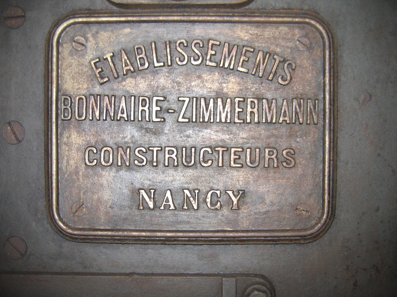 Ligne Maginot - BUCHHOLZBERG (I / 79° RIF) - (Abri) - Cuisinière à charbon Bonnaire-Zimmerman
Visite fin 90 avec la BA901