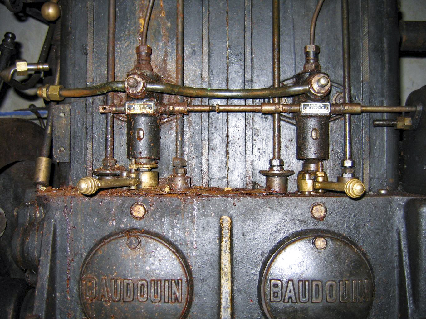 Ligne Maginot - BUCHHOLZBERG (I / 79° RIF) - (Abri) - Détail du moteur Baudouin 24 ch
Visite fin 90 avec la BA901