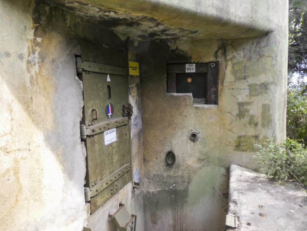 Ligne Maginot - CROUPE DU RESERVOIR - (Abri actif) - Bloc 1
Entrée