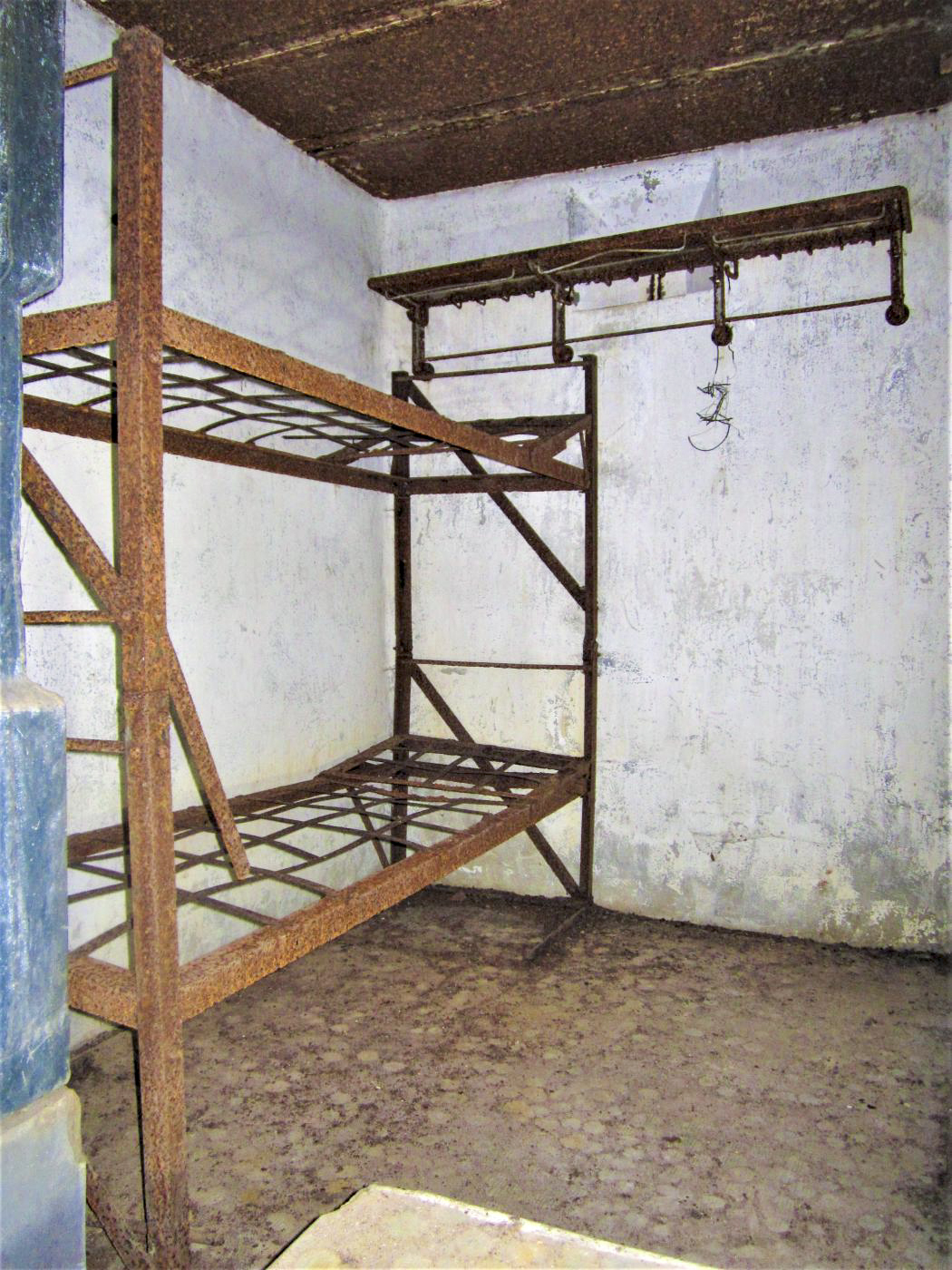 Ligne Maginot - GUNSTHAL FERME OUEST - (Blockhaus pour arme infanterie) - Les deux lits restant