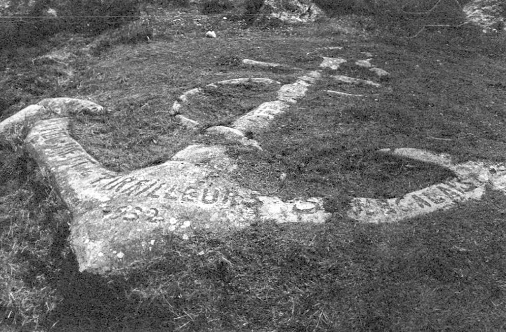 Ligne Maginot - SAINTE AGNES (SAG) - EO9 - (Ouvrage d'artillerie) - Ancre de marine à sa position d'origine au Col du Verrou. Cette ancre est aujourd'hui visible à proximité de l'ouvrage de Sainte Agnés