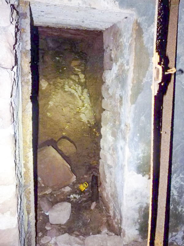 Ligne Maginot - BIESENBERG - OBS AVANCé - (Observatoire d'artillerie) - La seconde entrée remblayée