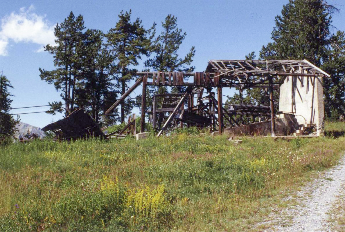 Ligne Maginot - LA SEYTE (QUARTIER GONDRAN-LES AITTES) - (PC de Quartier) - La station haute du téléphérique