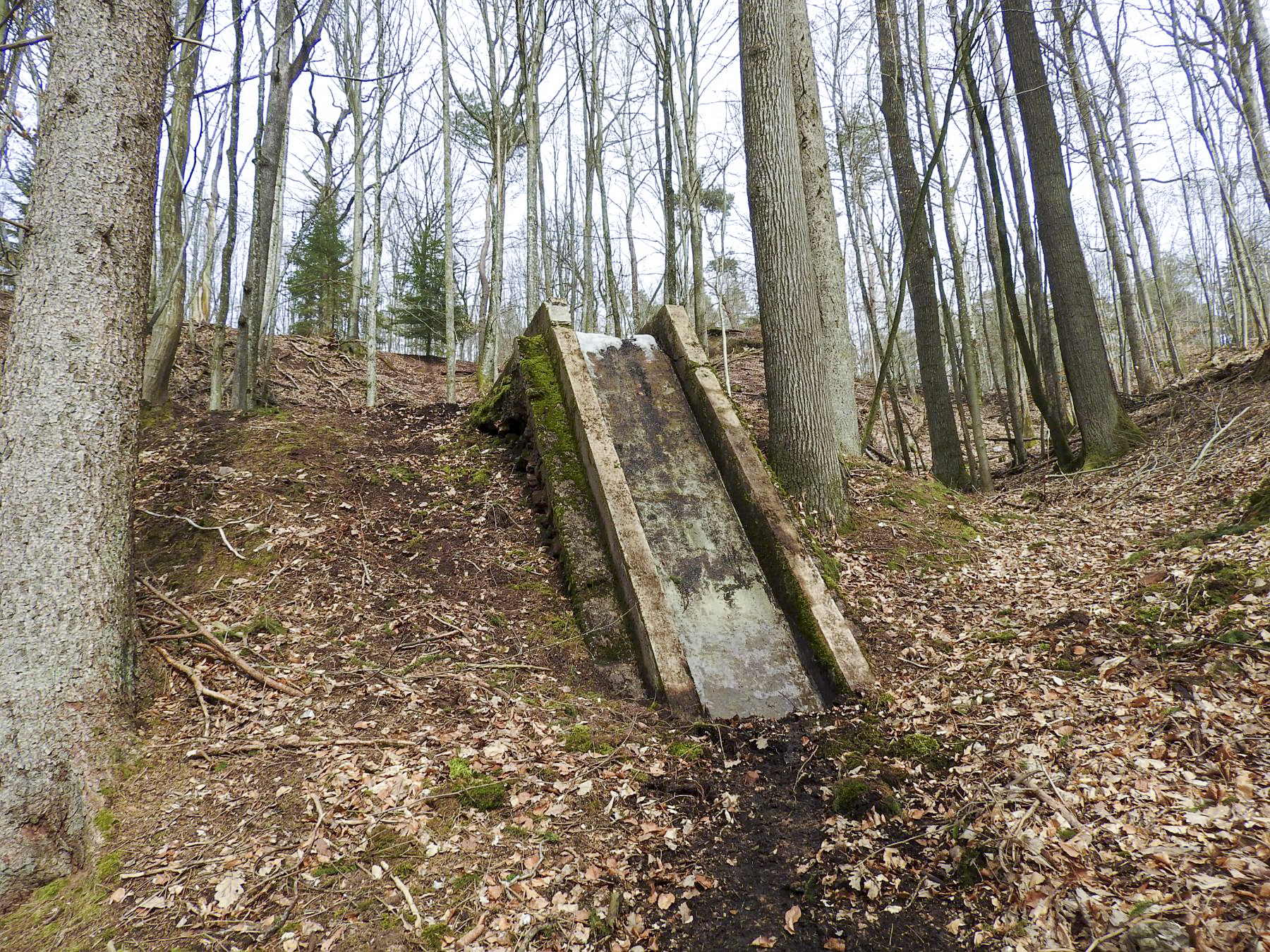 Ligne Maginot - DEPOT - (Abri) - Le déversoir