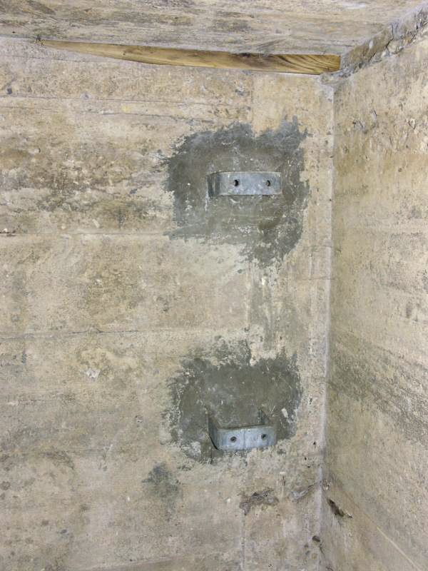 Ligne Maginot - ERBSENTHAL 1 - (Blockhaus pour arme infanterie) - Supports du ventilateur