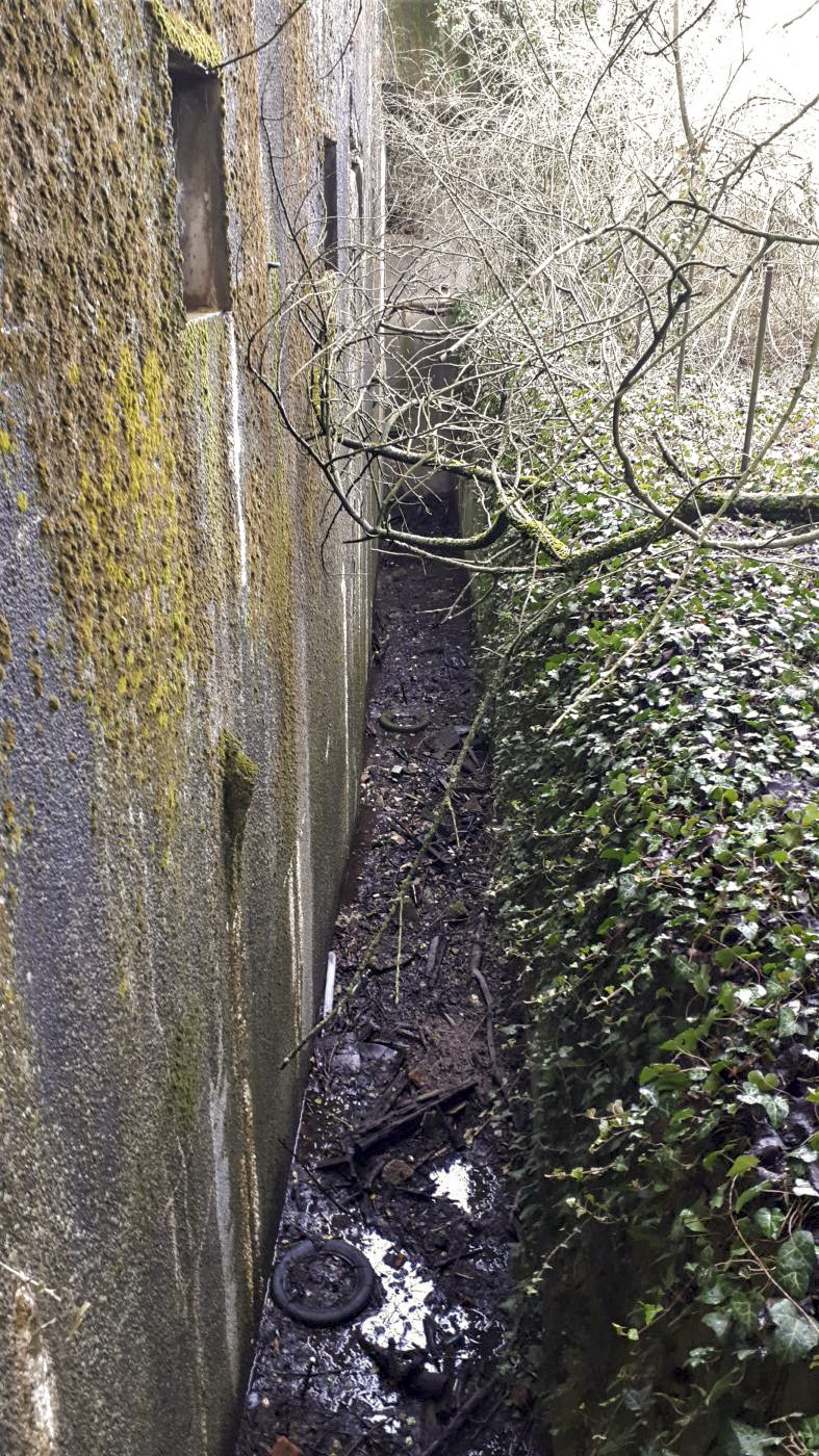 Ligne Maginot - BUCHHOLZBERG (I / 79° RIF) - (Abri) - Le fossé diamant