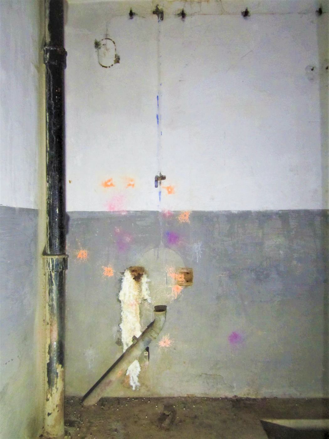 Ligne Maginot - HOFFEN - (Abri) - Latrines pour officiers
Emplacement d'un urinoir