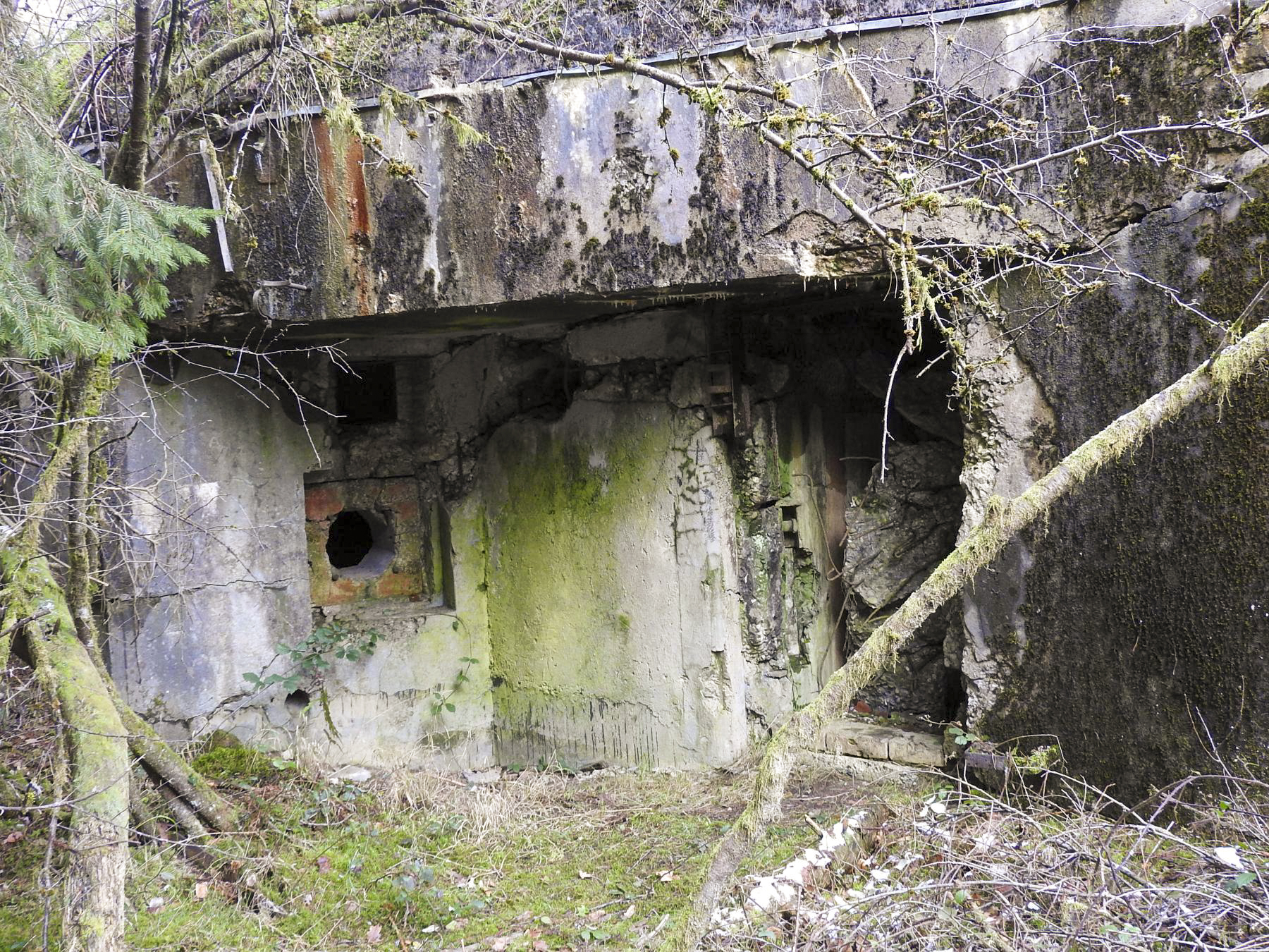 Ligne Maginot - GRAFENWEIHER EST - (Casemate d'infanterie - Simple) - L'entrée de la casemate