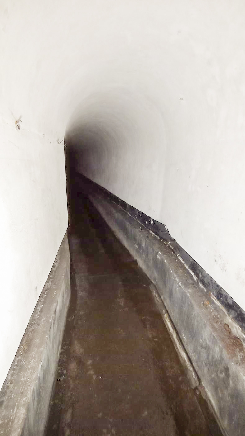 Ligne Maginot - FREUDENBERG - (Observatoire d'artillerie) - Coude dans la galerie menant à l'observatoire