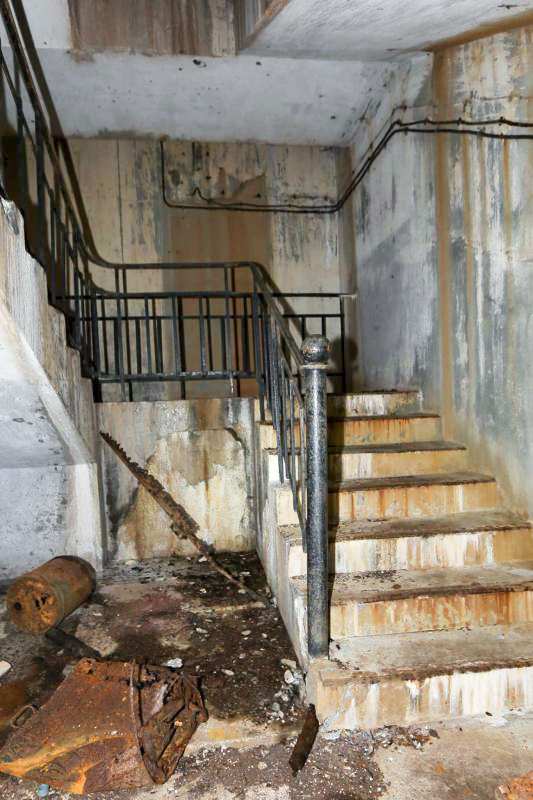 Ligne Maginot - REYERSVILLER - (Abri) - Pied de la cage d'escalier du coffre Ouest