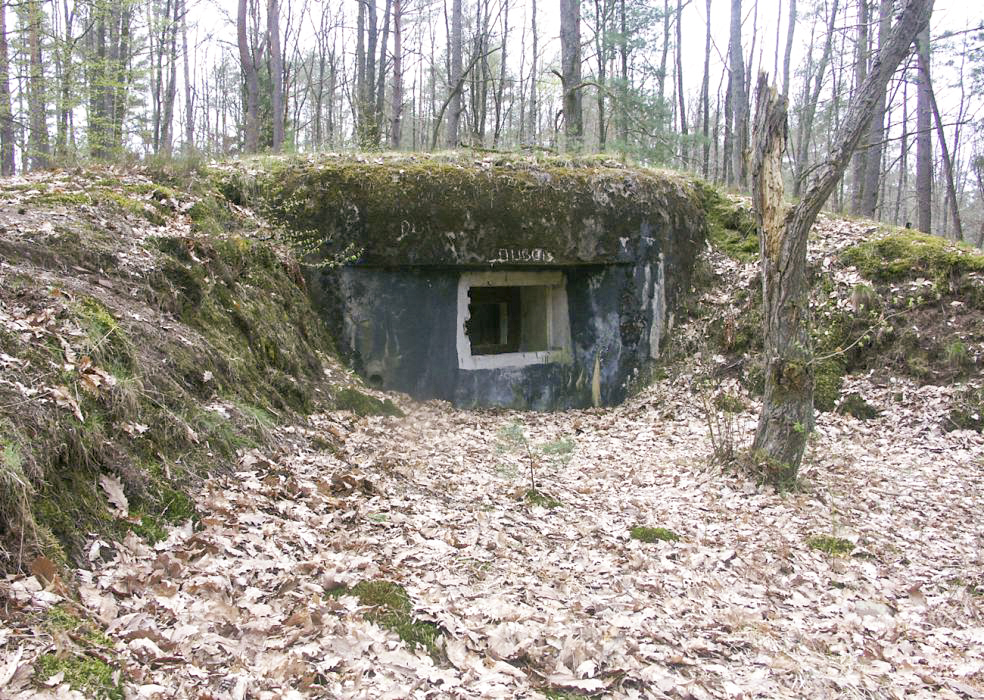 Ligne Maginot - MAIN DU PRINCE 1 - (Blockhaus pour canon) - Créneau frontal