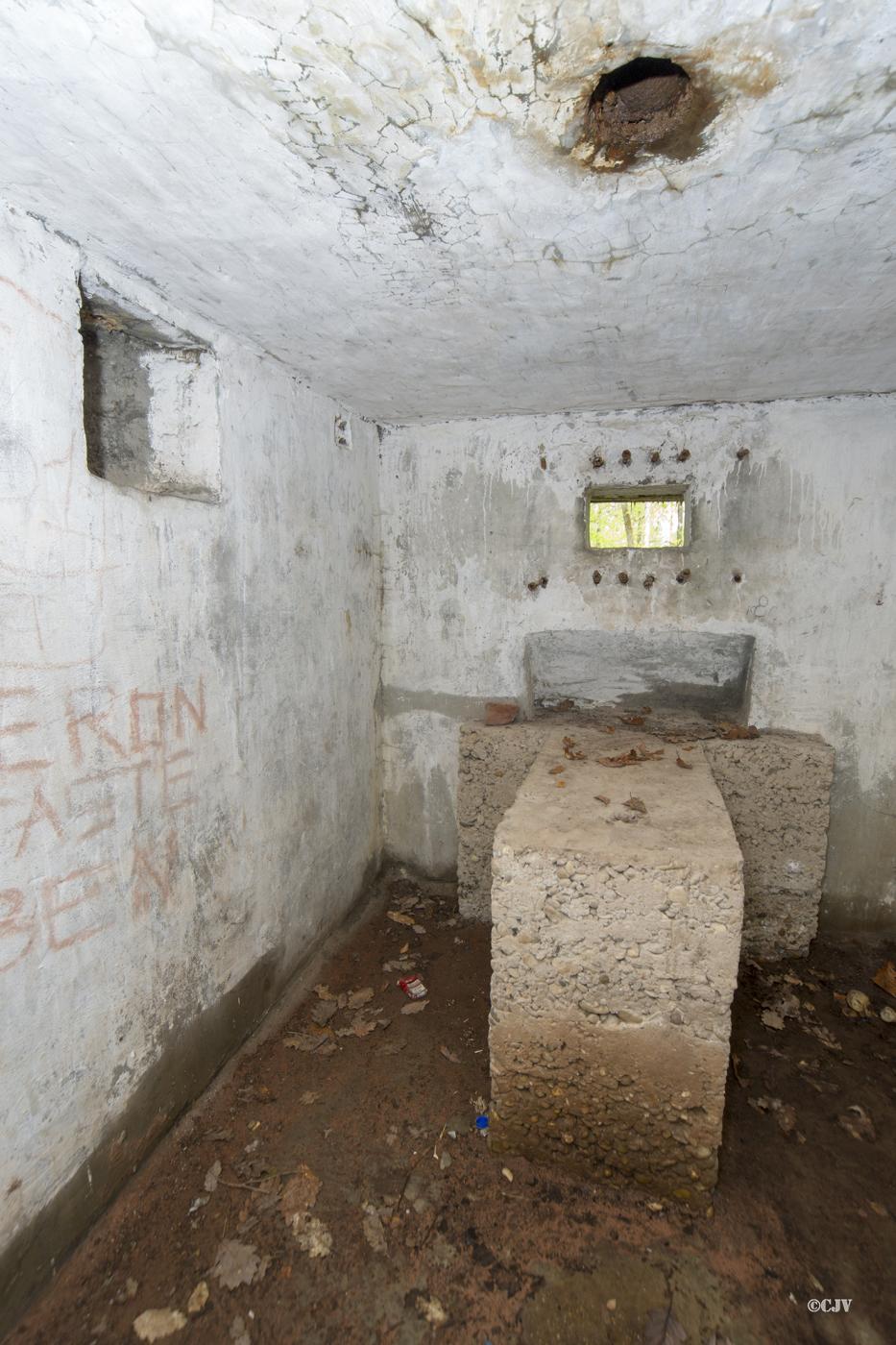 Ligne Maginot - MAIN du PRINCE 2 (Blockhaus pour arme infanterie) - Chambre de tir droite