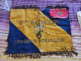 Ligne Maginot - 6° BM - BCM  - Fanion - Fanion du 6° BM (Bataillon de Mitrailleurs)