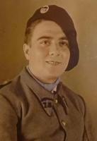 Ligne Maginot - 75° BAF - Alexandre  Rinaldi - L'alpin Alexandre Rinaldi  en tenue du 75° BAF