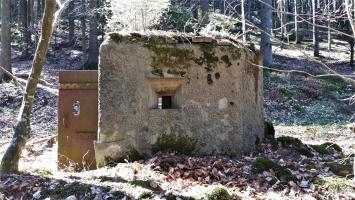 Ligne Maginot - FM34 - NONNENHARDT CENTRE 1 - (Blockhaus pour arme infanterie) - Créneau latéral droit