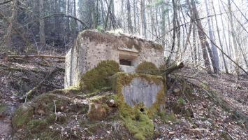 Ligne Maginot - M13 - NONNENHARDT OUEST 2 - (Blockhaus pour arme infanterie) - Le créneau mitrailleuse 