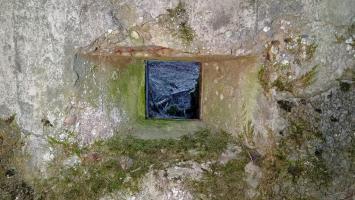 Ligne Maginot - FM40 - BETZENTHAL 3 - (Blockhaus pour arme infanterie) - Détail du créneau frontal 