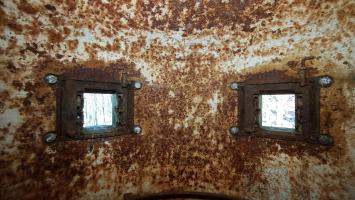 Ligne Maginot - GUNSTHAL FERME EST - (Blockhaus pour arme infanterie) - Créneaux de la cloche GFM