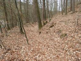 Ligne Maginot - FERME MUCKENTHAL 2 - (Blockhaus pour arme infanterie) - La tranchée d'accès