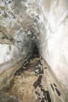 Ligne Maginot - FOUR A CHAUX - FAC - (Ouvrage d'artillerie) - Les dessous du bloc 1 
Les effets des destructions liées aux essais allemands sont nettement visibles sur la photo et expliquent que ce bloc n'ait pas été remis en état après guerre