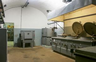 Ligne Maginot - FOUR A CHAUX - FAC - (Ouvrage d'artillerie) - La cuisine
Avec bien plus de modernisme pour l'époque que la plupart des cuisines françaises