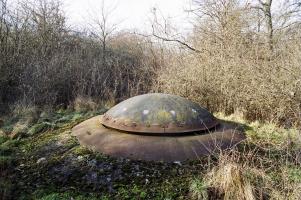 Ligne Maginot - Ouvrage d'artillerie du HACKENBERG - Bloc 1
Tourelle de mitrailleuses