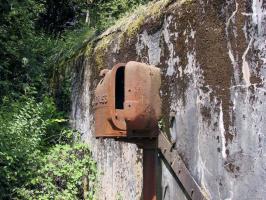 Ligne Maginot - HACKENBERG - A19 (Ouvrage d'artillerie) - Bloc 4
Niche blindée du projecteur.