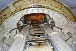 Ligne Maginot - HACKENBERG - A19 (Ouvrage d'artillerie) - Bloc 9 
Tourelle pour obusier de 135 mm