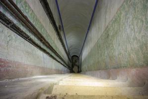 Ligne Maginot - HACKENBERG - A19 - (Ouvrage d'artillerie) - Le plan incliné du bloc 25.