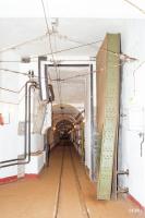 Ligne Maginot - HACKENBERG - A19 (Ouvrage d'artillerie) - La porte pare-souffle, découpée par les allemands pour faire passer les machines outils