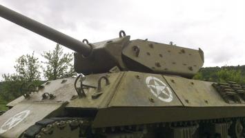Ligne Maginot - HACKENBERG - A19 - (Ouvrage d'artillerie) - Tank destroyer M10 américain