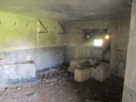Ligne Maginot - B723 - FERME aux PUCES (Blockhaus pour canon) - Intérieur du blockhaus.