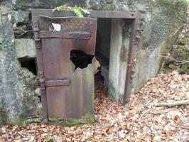 Ligne Maginot - C11 - PETIT MUEHLBERG SUD - (Blockhaus pour canon) - Vue extérieure de l'entrée