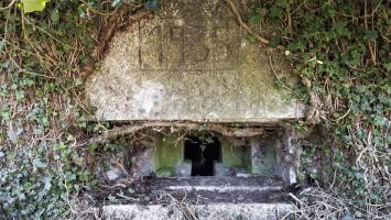 Ligne Maginot - FM127 - PETIT MUEHLBERG NORD - (Blockhaus pour arme infanterie) - Détail du créneau pour mitrailleuse