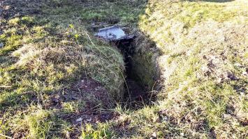 Ligne Maginot - FM127 - PETIT MUEHLBERG NORD - (Blockhaus pour arme infanterie) - La tranchée menant à l'entrée