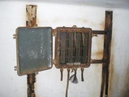 Ligne Maginot - G2 - (Chambre de coupure) - Le répartiteur téléphonique, matériel datant de la réfection du réseau dans les années 50