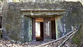 Ligne Maginot - C10 - GUNSTHAL 3 - (Blockhaus pour canon) - Détail du créneau antichar