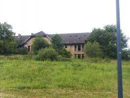 Ligne Maginot - LANGENSOULTZBACH - (Camp de sureté) - Bâtiment principal du casernement en 2014, il contient encore des dessins muraux faits par le bataillon.