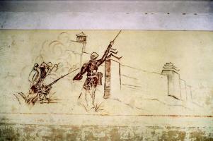 Ligne Maginot - LANGENSOULTZBACH - (Camp de sureté) - Salle 6
Peinture murale du casernement