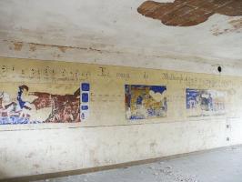 Ligne Maginot - LANGENSOULTZBACH - (Camp de sureté) - Bâtiment B
Salle 16
Peinture murale du casernement