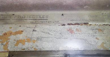 Ligne Maginot - LANGENSOULTZBACH - (Camp de sureté) - Peinture murale du casernement