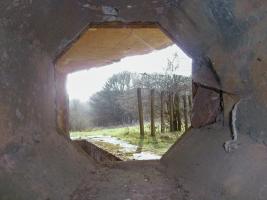 Ligne Maginot - LEMBACH - (Ouvrage d'infanterie) - Bloc 1
Vue depuis le créneau FM