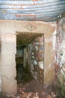 Ligne Maginot - M28 - BETZENTHAL 1 - (Blockhaus pour arme infanterie) - L'entrée avec sur le dessus un cartouche contenant des initiales 'SP'