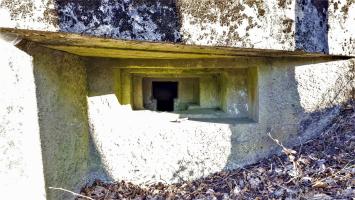 Ligne Maginot - M28 - BETZENTHAL 1 - (Blockhaus pour arme infanterie) - Détail du créneau ouest