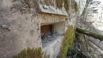 Ligne Maginot - M13 - NONNENHARDT OUEST 2 - (Blockhaus pour arme infanterie) - Détail du créneau mitrailleuse