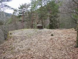 Ligne Maginot - NONNENHARDT N°1 - (Blockhaus pour arme infanterie) - La dalle du blockhaus et la cloche GFM
