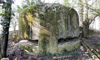 Ligne Maginot - BUCHHOLZBERG - O76 - (Observatoire d'artillerie) - Vue frontale
