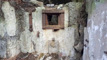 Ligne Maginot - SCHMELZBACH OUEST - (Casemate d'infanterie) - Créneau pour jumelage de mitrailleuses et canon de 37
